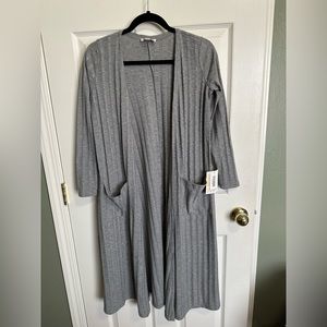 New Cardigan LulaRoe, Grey. Size XS.